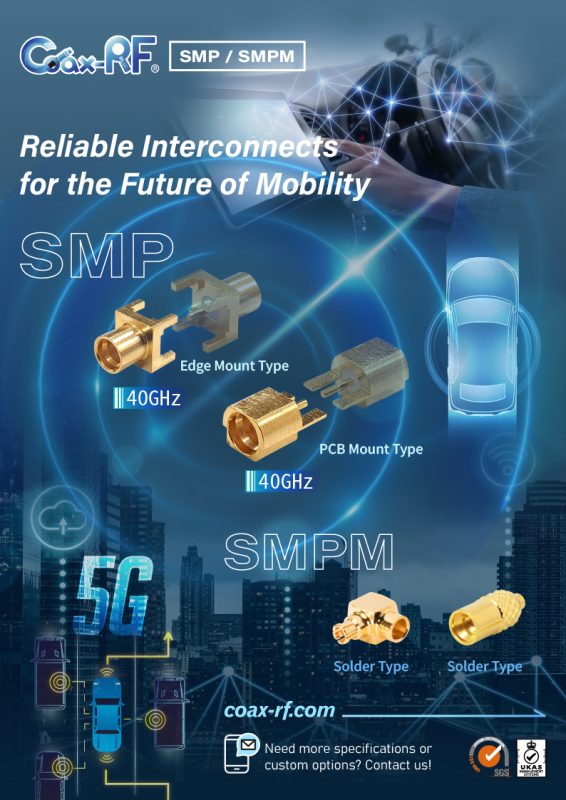 Coax-RF SMP/SMPM Automotive Connector